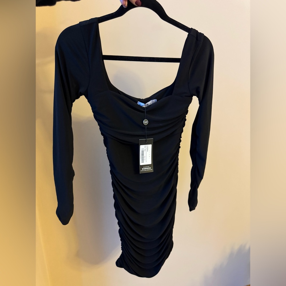 Club L London Black Long Sleeve Dress Size:S - Picture 4 of 5